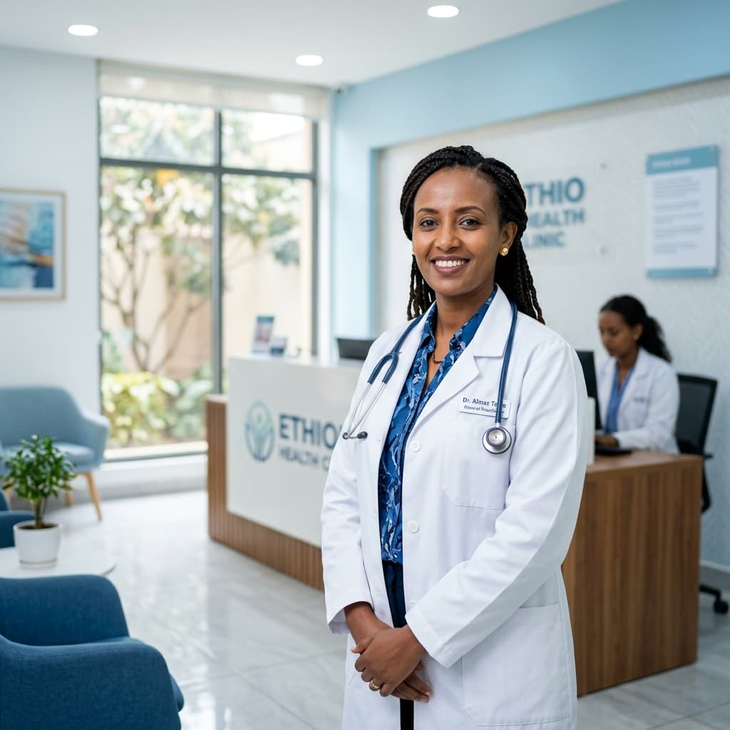 Ethiopian Medical Professional at Doctor Plus